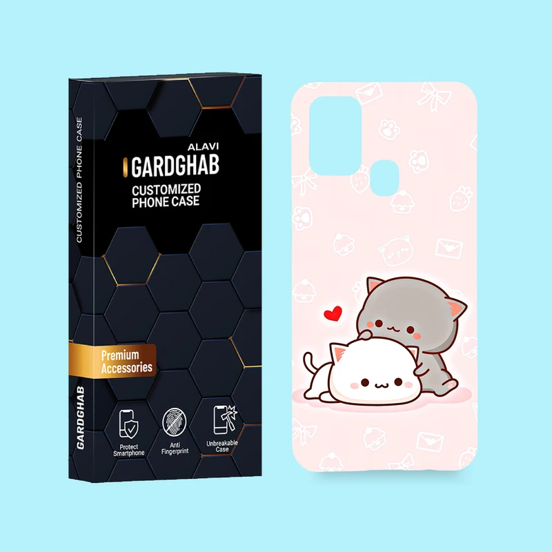 کاور گارد قاب علوی مدل عاشقانه مناسب برای گوشی موبایل سامسونگ Galaxy M31