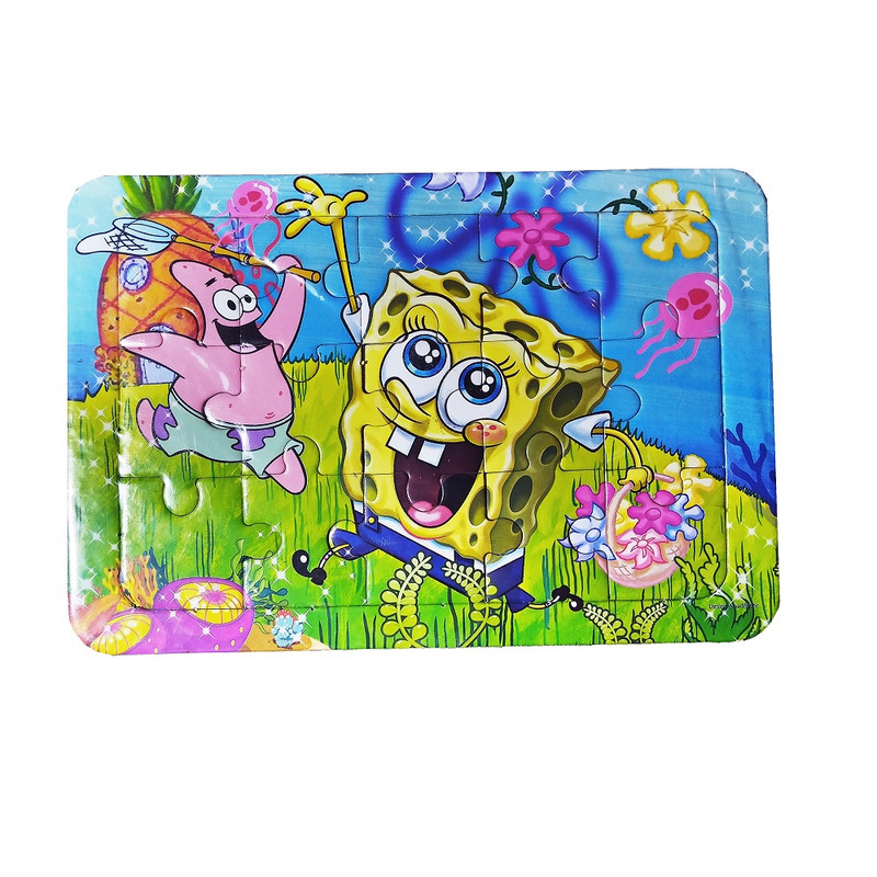 پازل 15 تیکه طرح باب اسفنجی کد DBS_10634