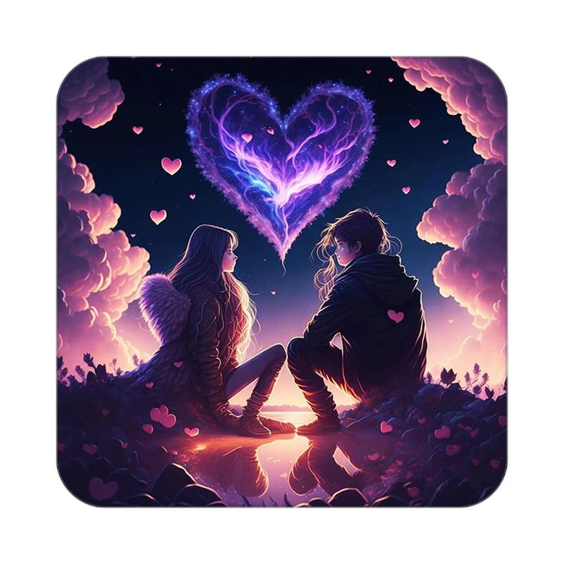 زیر لیوانی کاکتی مدل عاشقانه کد mp13903