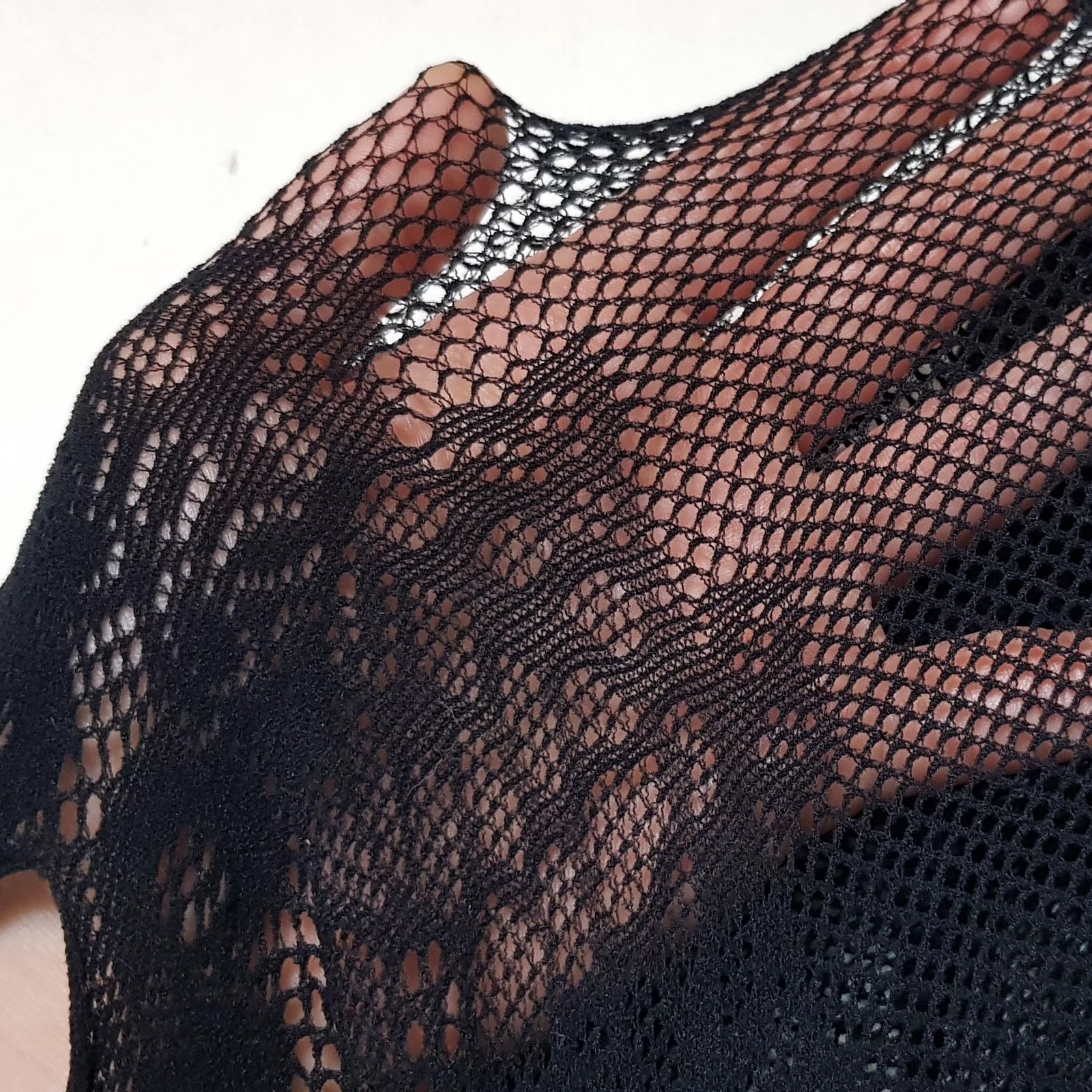 لباس خواب زنانه ماییلدا مدل فاق باز فانتزی کد 4855-7127 رنگ مشکی -  - 3