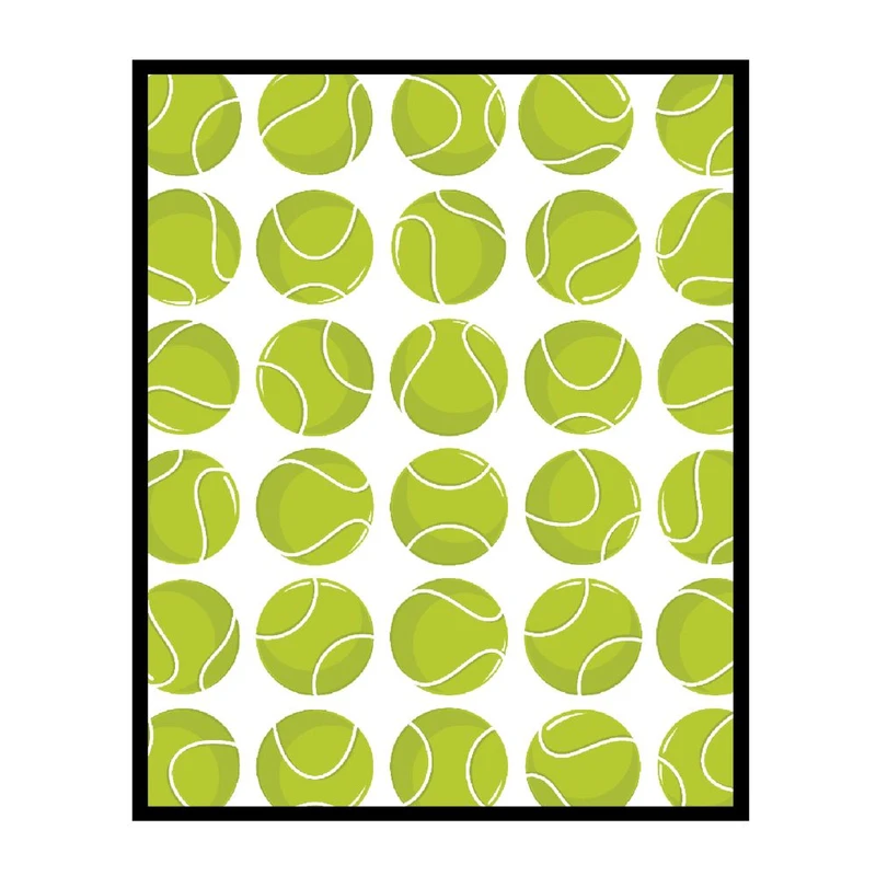پوستر مدل توپ‌های تنیس