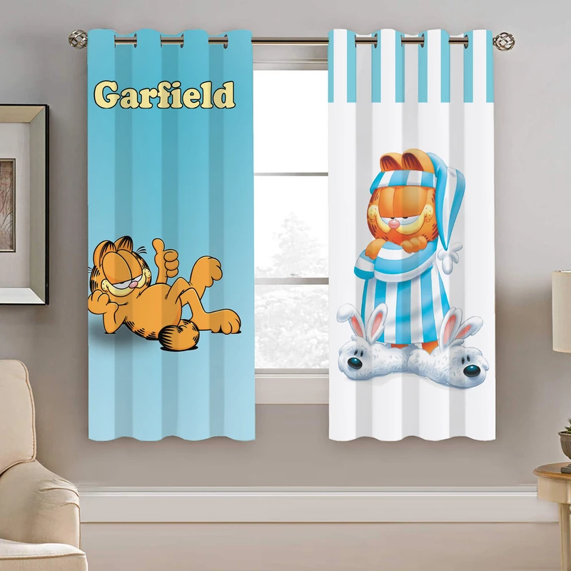 پرده نیروانا طرح گربه کودک مدل مخمل کد 8143 سایز 140×200 سانتی متر