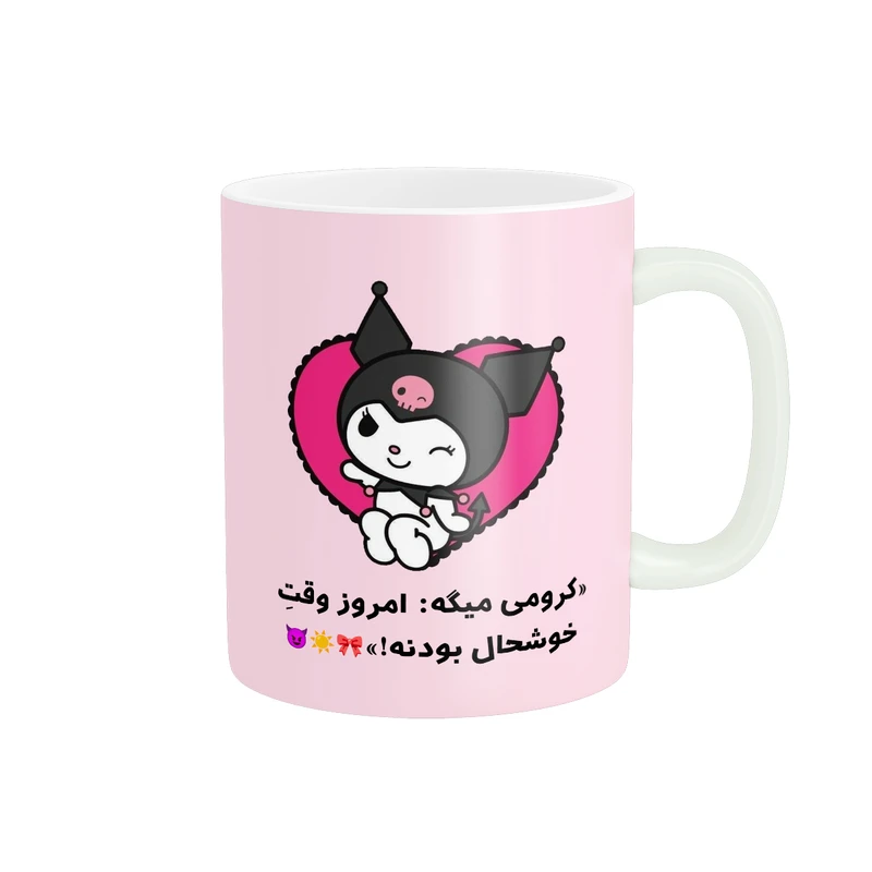 ماگ پادآفرین مدل کارتون کرومی و مای ملودی Kuromi کد PM3665