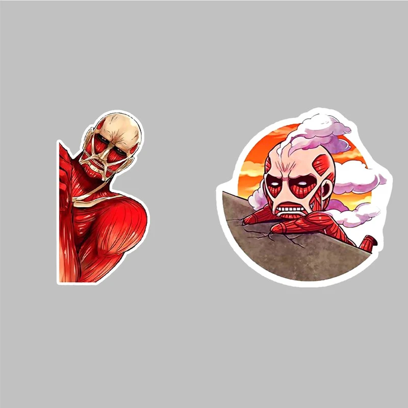 استیکر لپ تاپ کارنیکا طرح انیمه حمله به تایتان مدل Anime Attack on Titan-2222031 مجموعه 2 عددی