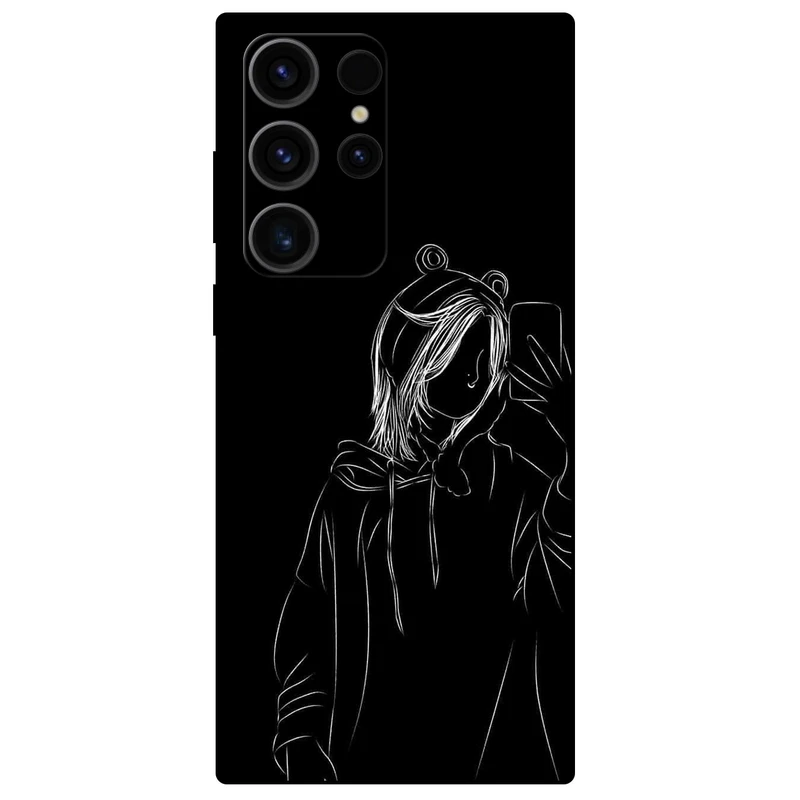 کاور مگافون طرح دخترانه مدل 1841 مناسب برای گوشی موبایل سامسونگ Galaxy S23 Ultra