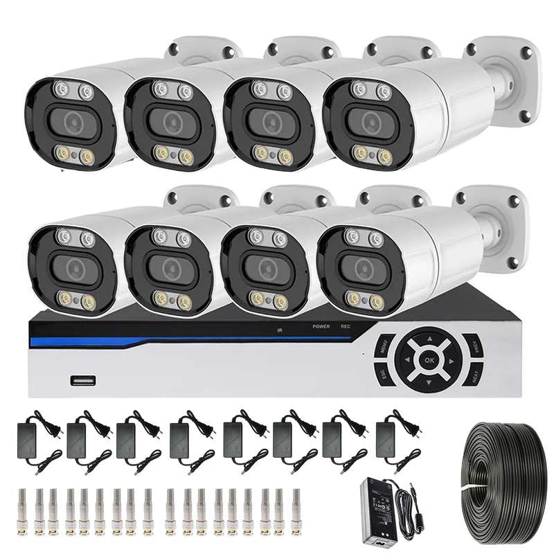 سیستم امنیتی مدل AHD KIT 8 - 5MP - STAR LIGTH سیستم امنیتی مدل AHD KIT 8 - 5MP - STAR LIGTH