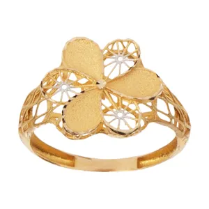 انگشتر طلا 18 عیار زنانه گالری یارطلا مدل فیوژن  کد ANF14