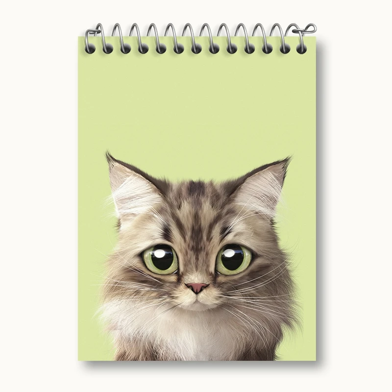 دفتر یادداشت 50 برگ خندالو مدل گربه کد 28215