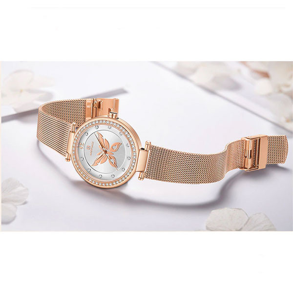 ساعت مچی عقربه ای زنانه نیوی فورس مدل NF5018 RGW