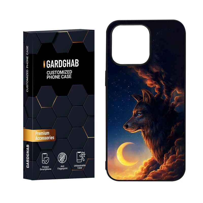 کاور گارد قاب مدل دور ژله ای پشت گلس پسرانه مناسب برای گوشی موبایل اپل iPhone 15 Pro Max