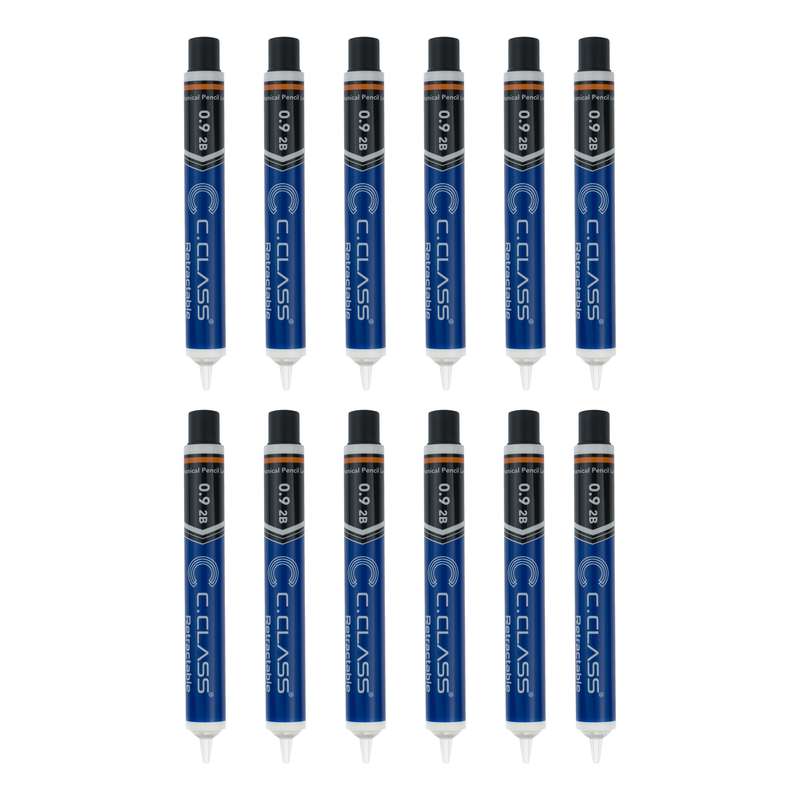 نوک مداد نوکی 0.9 میلی متری سی کلاس مدل MEHANICAL بسته 12 عددی نوک مداد نوکی 0.9 میلی متری سی کلاس مدل MEHANICAL بسته 12 عددی