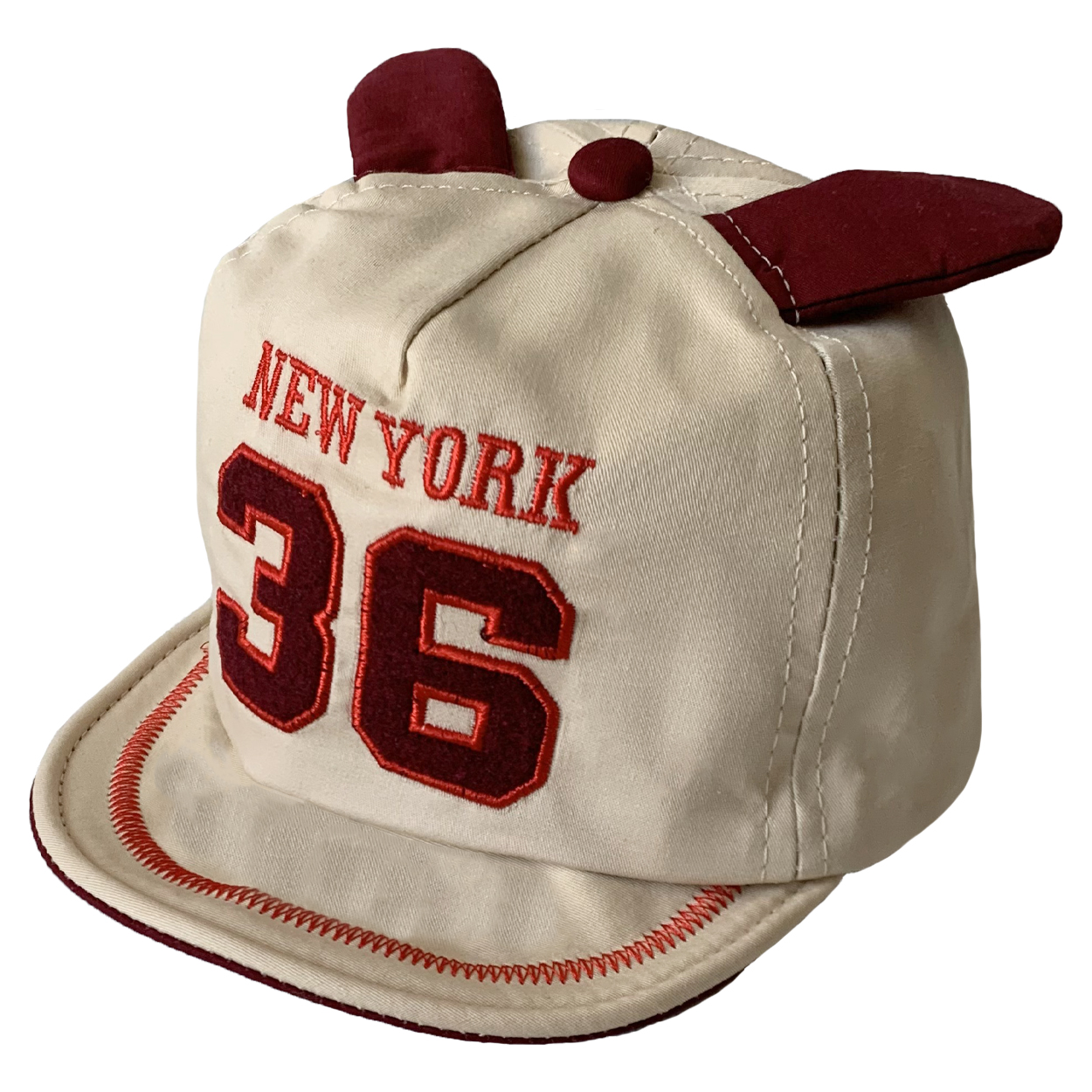 کلاه کپ نوزادی طرح NY کد FF-272