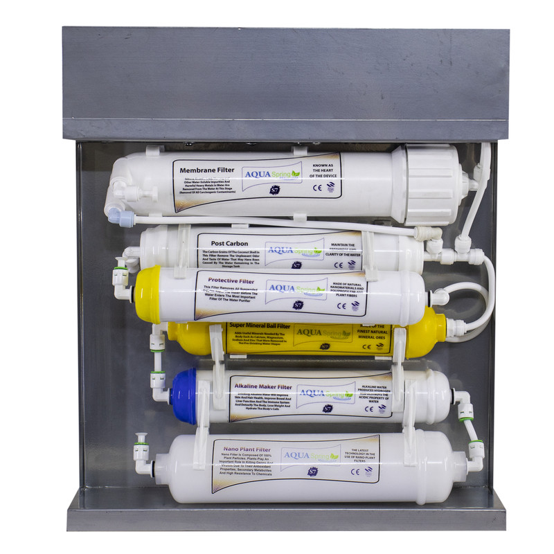 دستگاه تصفیه کننده آب مدل RO-S7-KZ 7077 به همراه رسوبگیر گلیتز