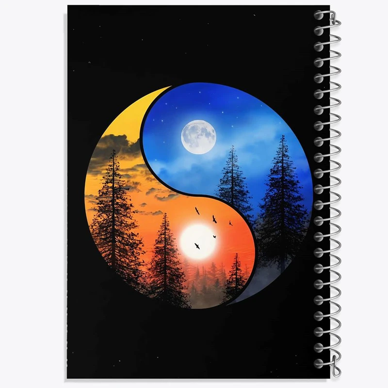 دفتر لیست خرید 50 برگ خندالو طرح یین و یانگ کد 27692