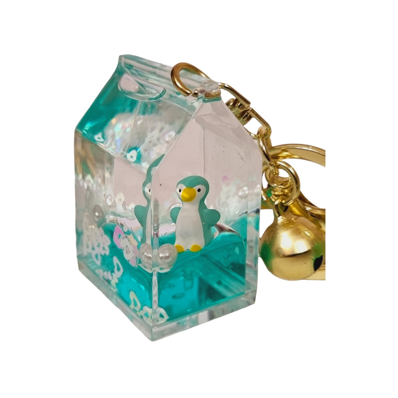 جاکلیدی دخترانه مدل کلبه آکواریومی فانتزی