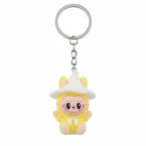 جاکلیدی مدل مخملی لبوبو کلاه دار