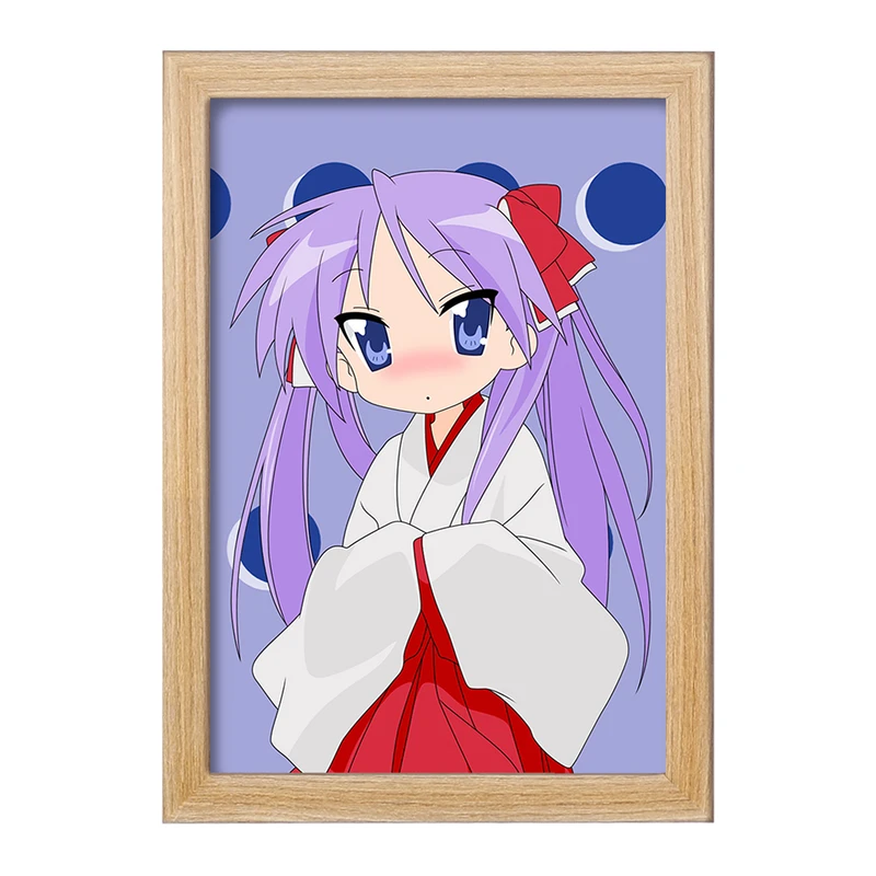 تابلو خندالو مدل کاگامی انیمه ستاره خوش شانس Lucky Star  کد 23596