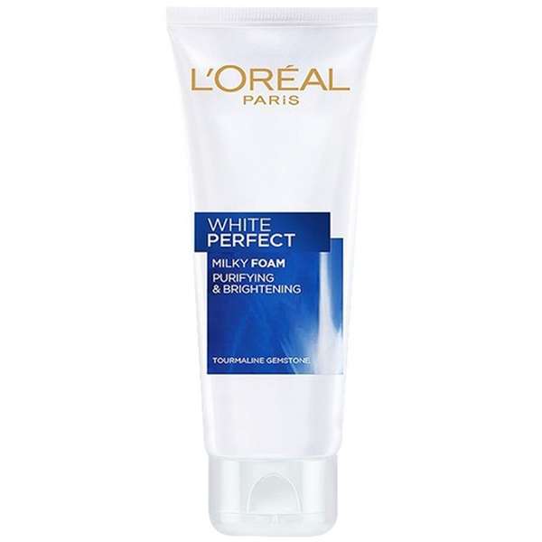 فوم پاک کننده آرایش صورت لورال مدل  White Perfect Milky حجم 100 میلی لیتر
