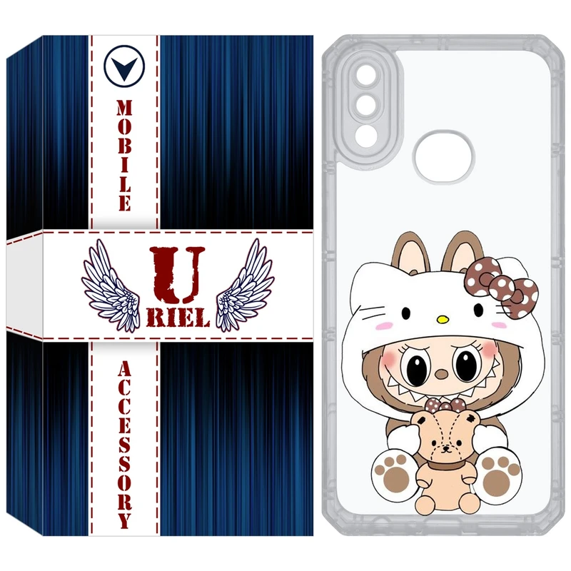 کاور یوریل قاب مدل Clear کد 124 طرح لبوبو Labubu مناسب برای گوشی موبایل سامسونگ Galaxy A10S / M10S