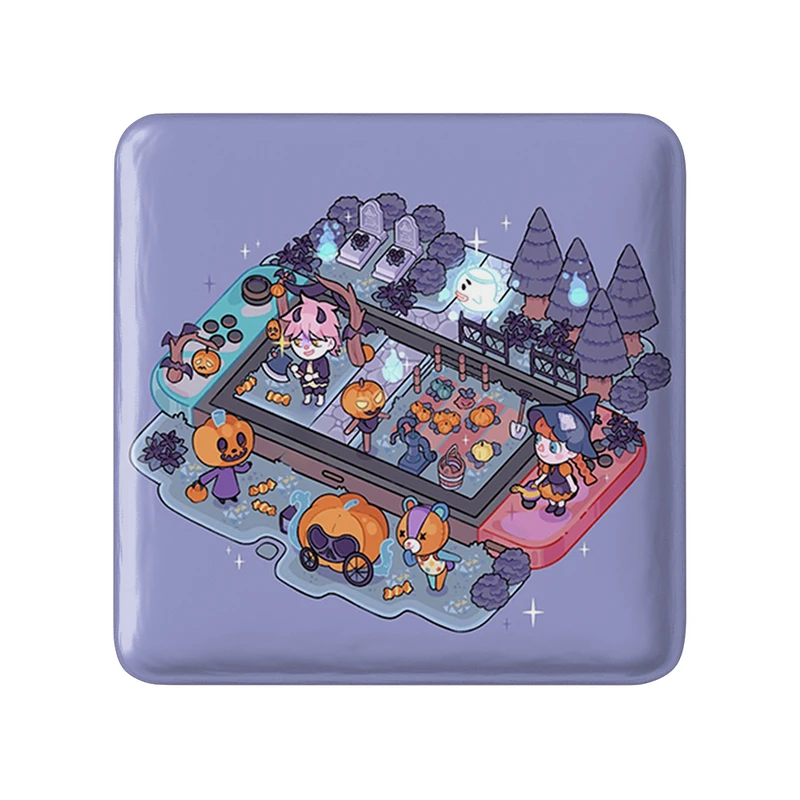 مگنت خندالو طرح بازی انیمال کراسینگ (Animal Crossing) مدل مربعی کد 32669