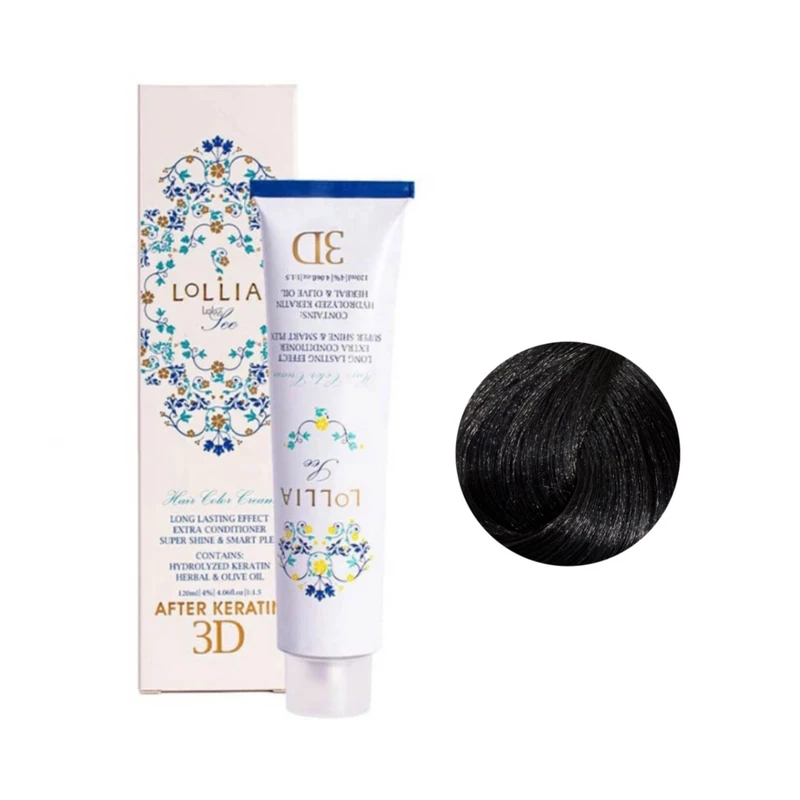 رنگ مو لولیا سی شماره 6/1 حجم 120 میلی‌لیتر رنگ بلوند خاکستری تیره