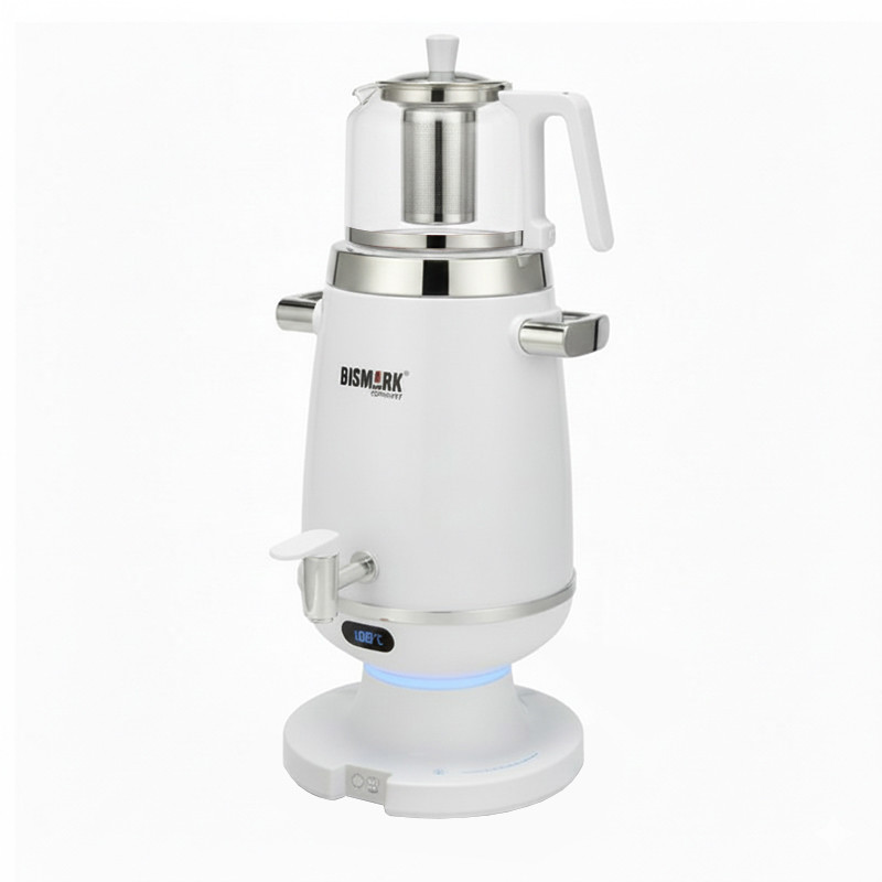 سماور برقی و دیجیتال 2380 وات بیسمارک مدل BM391 ظرفیت 4 لیتر