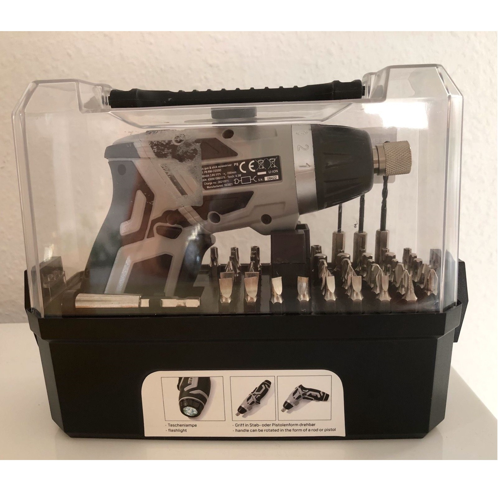 پیچ گوشتی شارژی آیدین ولت مدل 49+3 پیچ گوشتی شارژی آیدین ولت مدل 49+3