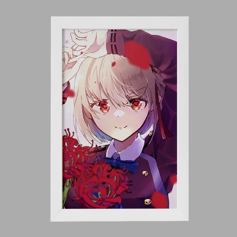 تابلو خندالو مدل چیساتو انیمه لیکوریس ریکویل Lycoris Recoil  کد 23033