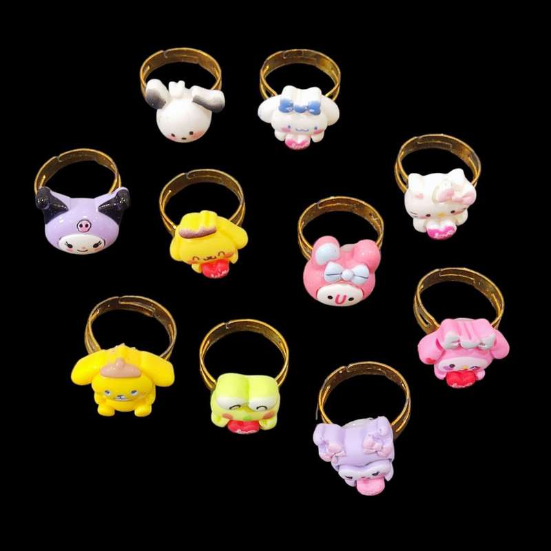 انگشتر دخترانه مدل عروسکی کد S-BACH11 مجموعه 10 عددی انگشتر دخترانه مدل عروسکی کد S-BACH11 مجموعه 10 عددی