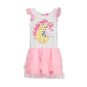 پیراهن دخترانه ال سی وایکیکی مدل اسب تکشاخ کد 0220