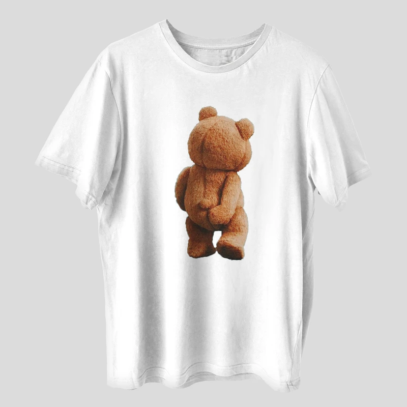تی شرت آستین کوتاه مردانه مدل خرس تدی کیوت کد mo216