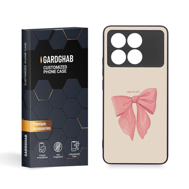 کاور گارد قاب مدل دخترانه مناسب برای گوشی موبایل شیائومی Poco X6 Pro 5G 