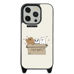 AKAM AMCWLA15PRO-BARE BEAR4 Cover For Apple iPhone 15 Pro