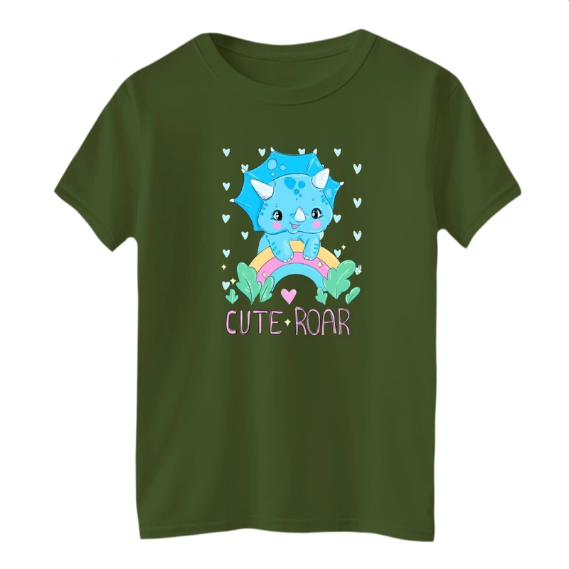 تی شرت آستین کوتاه بچگانه مدل دایناسور کد 2