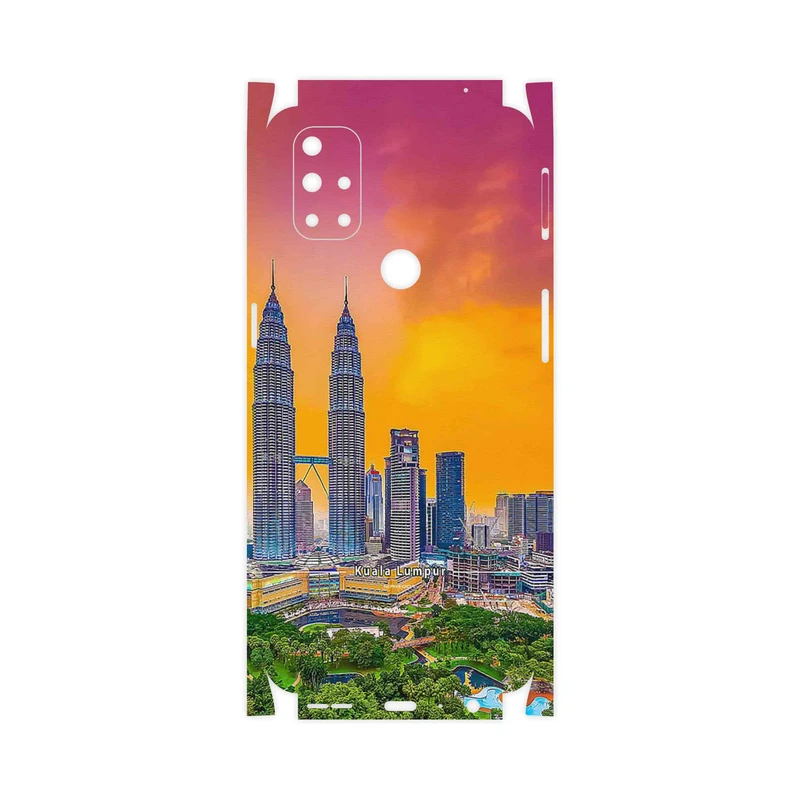 برچسب پوششی ماهوت مدل City of Kuala Lumpur-FullSkin مناسب برای گوشی موبایل وان پلاس Nord N10 5G