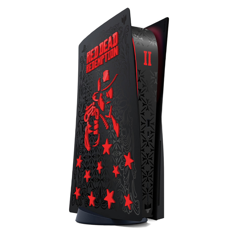 برچسب کنسول بازی Playstation5 ویگارد مدل فیس پلیت سه بعدی Red Dead Redemption Standard Edition