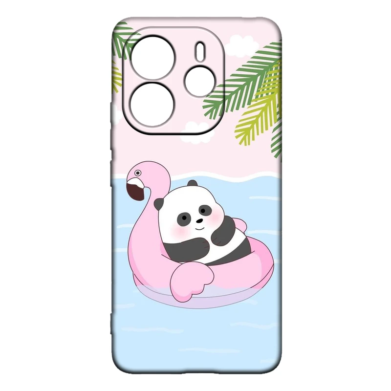 کاور طرح پاندا کد 136 مناسب برای گوشی موبایل شیائومی Redmi Note 14 4G