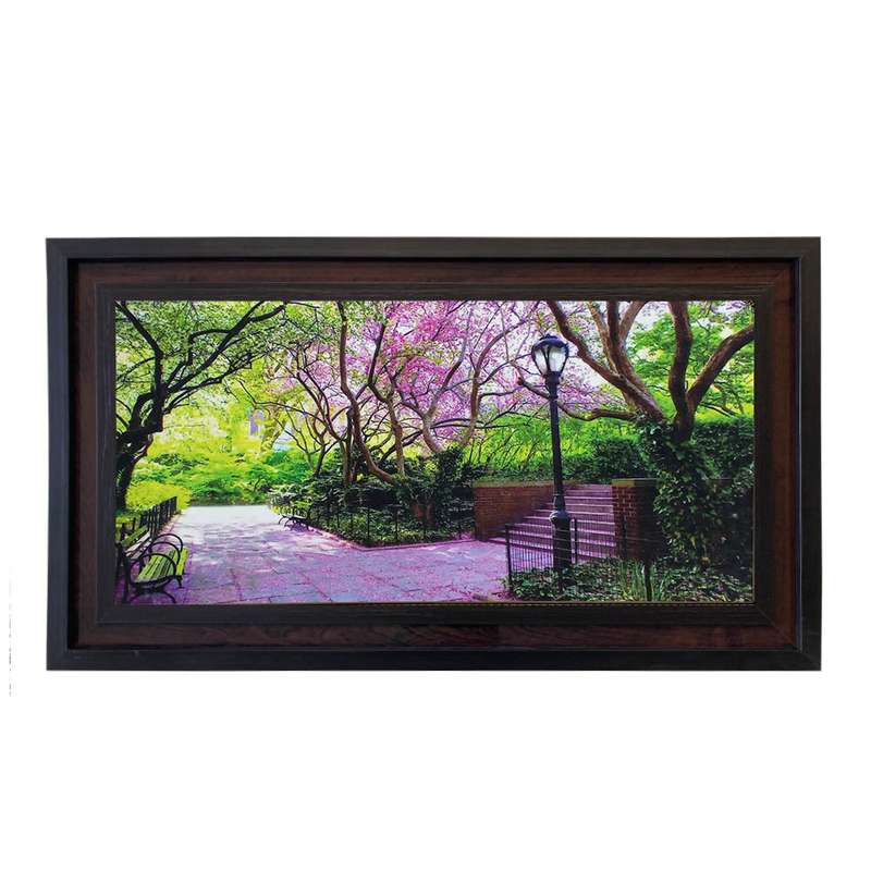 تابلو فرش ماشینی مدل پارک جنگلی کد 8808 تابلو فرش ماشینی مدل پارک جنگلی کد 8808