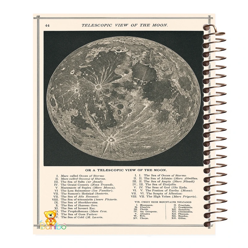 دفتر مشق 100 برگ بانیبو طرح  ماه کد 1102