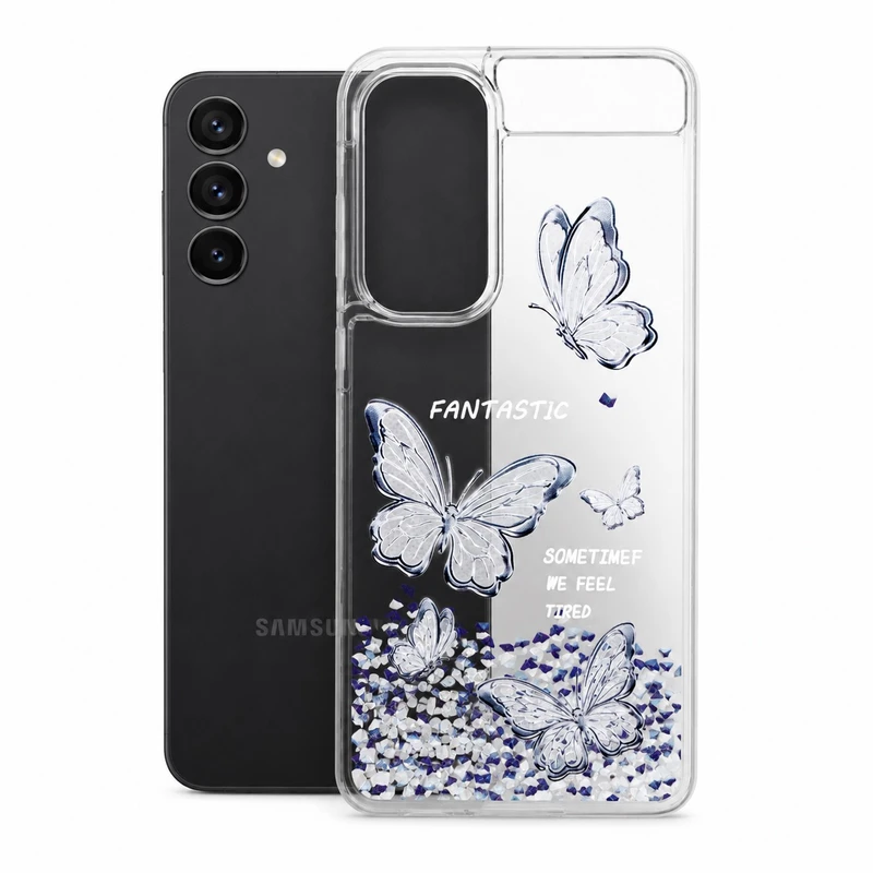 کاور کد 01 طرح پروانه آکواریومی مناسب برای گوشی موبایل سامسونگ Galaxy A17