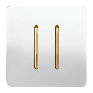 کلید دو پل صنایع آسیا الکتریک مدل کریستال بسته 10 عددی