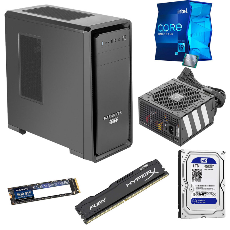 کامپیوتر دسکتاپ کران تک مدل GEN12-i58S2 VGA 2GB