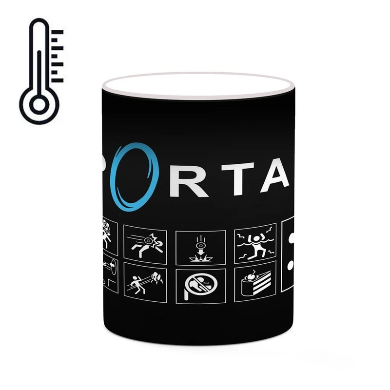 ماگ حرارتی کاکتی مدل بازی پورتال Portal کد mgh29989