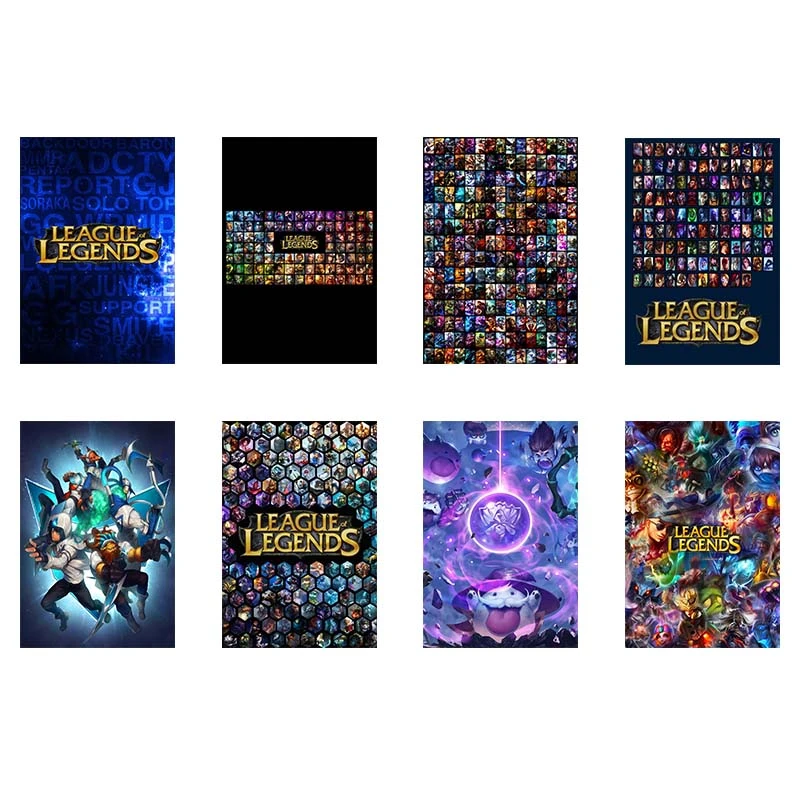 پوستر کارنيکا طرح لیگ افسانه‌ها League of Legends کد 88177 مجموعه 8 عددی