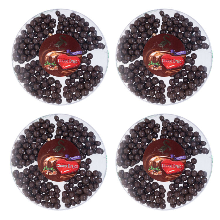 دراژه کاکائویی سیاسر - 450 گرم بسته 4 عددی