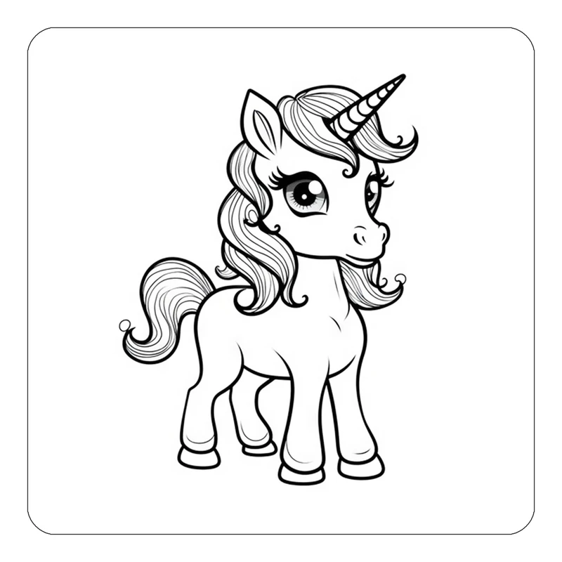 مگنت کاکتی طرح اسب تک شاخ و یونیکورن مدل mp32022