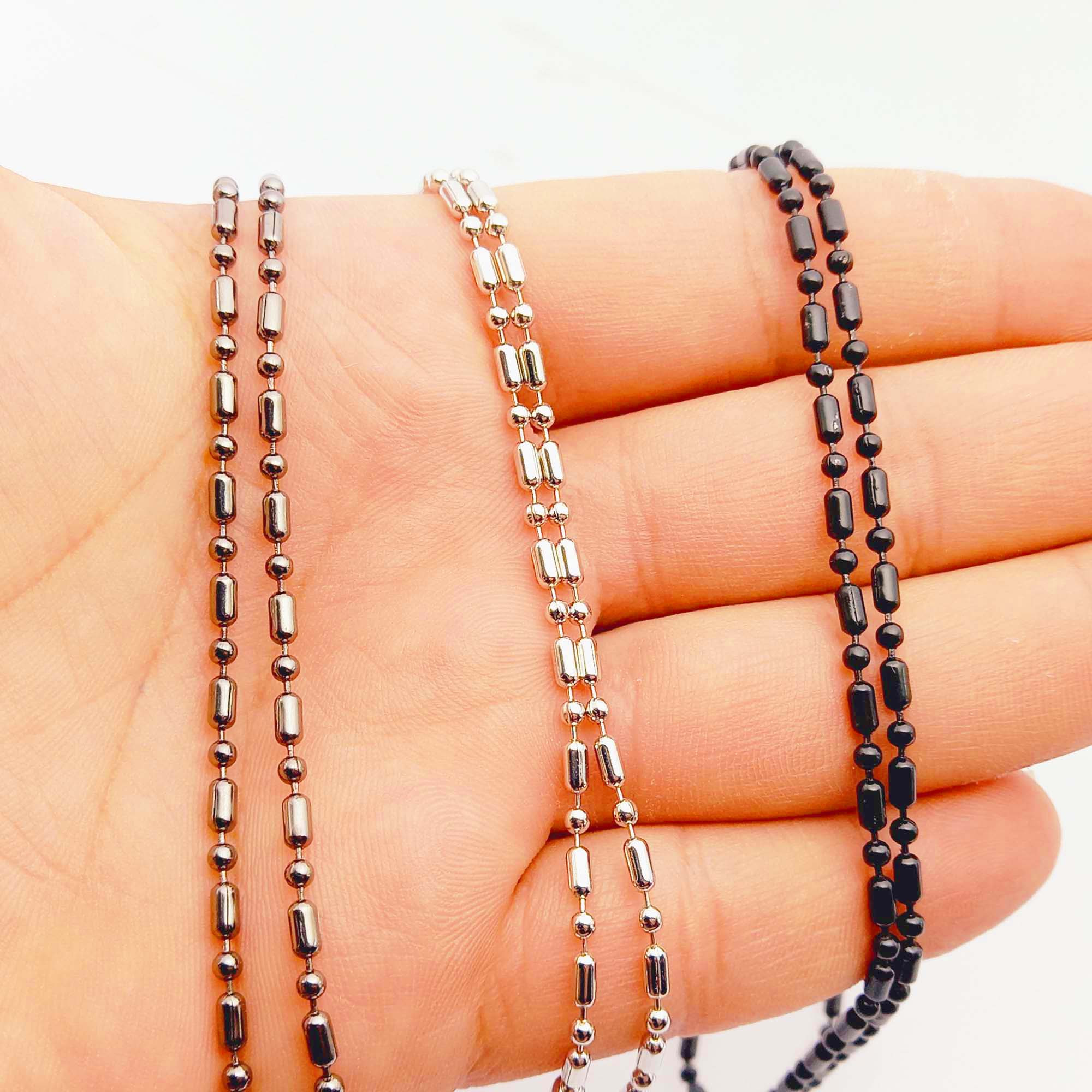 زنجیر مردانه مدل نقطه کد 293ZNMT