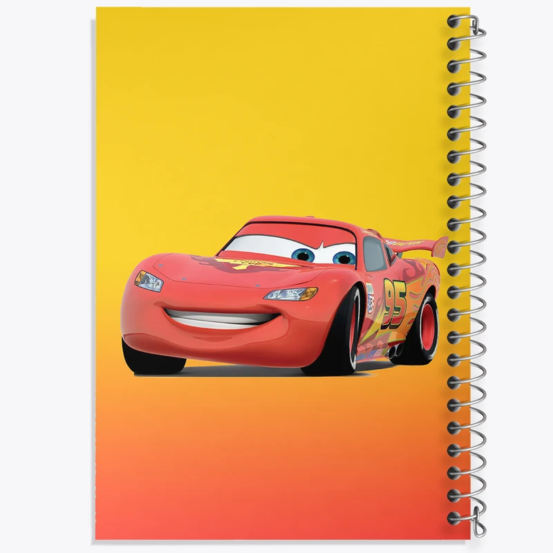 دفتر مشق 50 برگ خندالو طرح ماشین ها (Cars) کد 36533