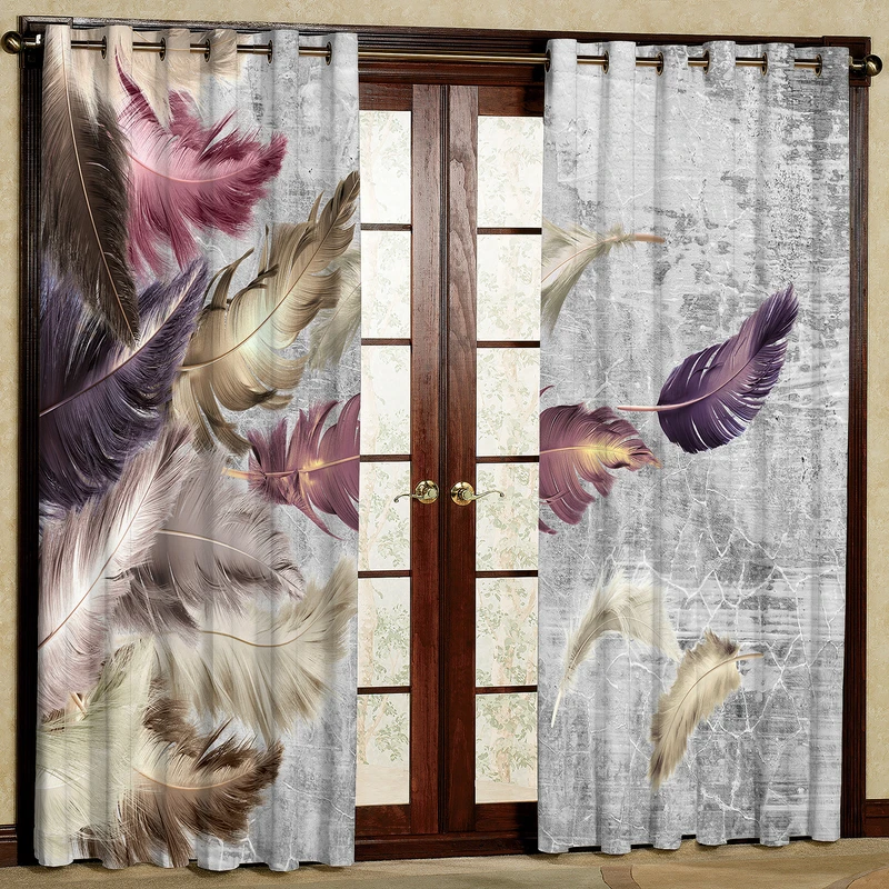 پرده مدل پر مخمل پانچی کد 2305 سایز 200x140 سانتی متر