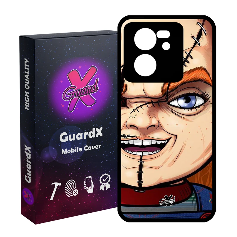 کاور گارد ایکس طرح چاکی مدل Glass10441 مناسب برای گوشی موبایل شیائومی 13T/13T Pro/Redmi K60 Ultra